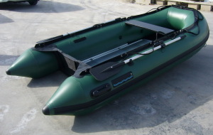 Inflatable Fishing Boat (FWS-D320 Army green color)